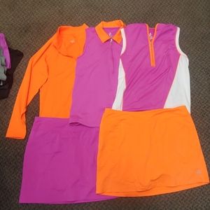 5 piece mix and match golf outfit